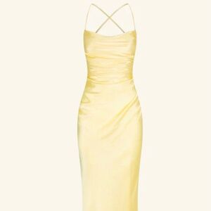 Shona Joy La Lune lace back maxi dress